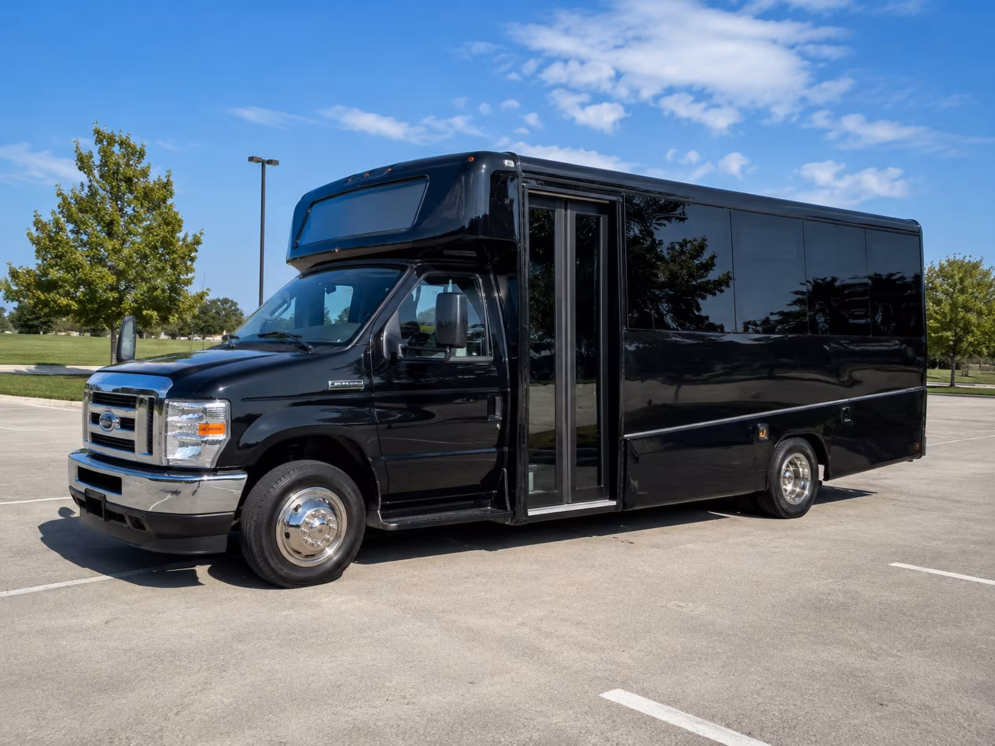 palmdale employee transportation onboard seating
