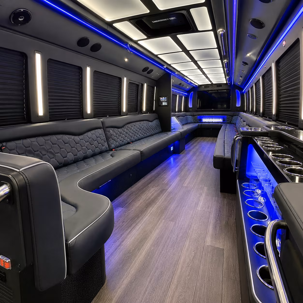 palmdale party bus rentals inside